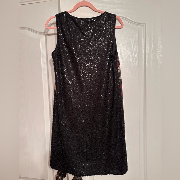 NWOT Sleeveless Sequin MIDI Cocktail Dress - Picture 2 of 3
